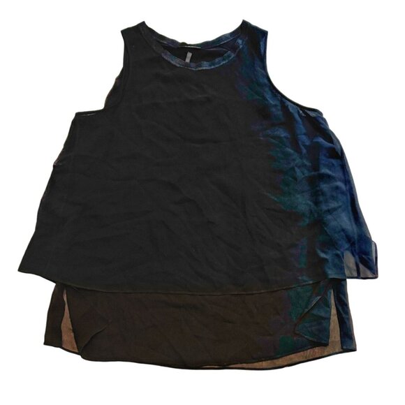 Rag & Bone Layered Tank Top in Black - Picture 1 of 7